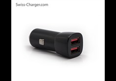 Swiss-Charger  SCH-30022 Dual USB Car Charger